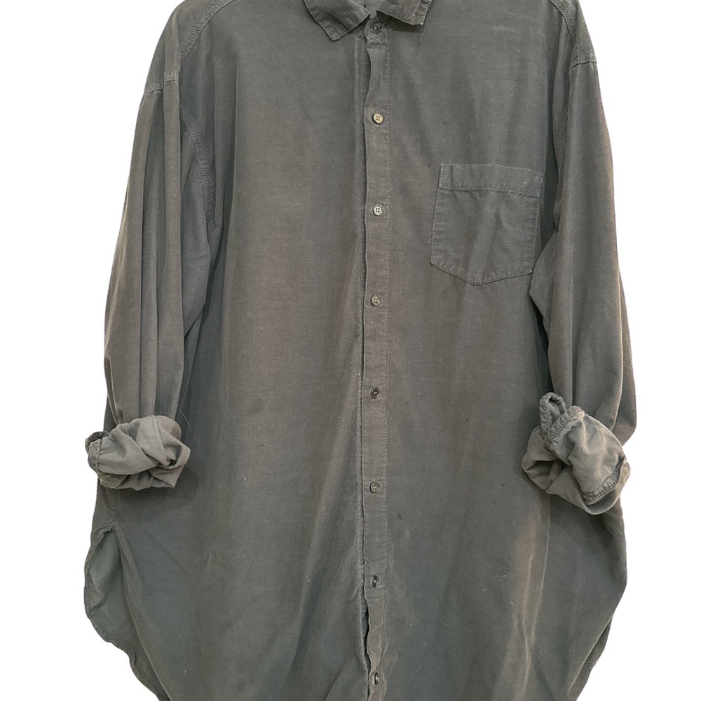 CP Shades Gray Tunic with Relaxed Fit and Long Sleeves